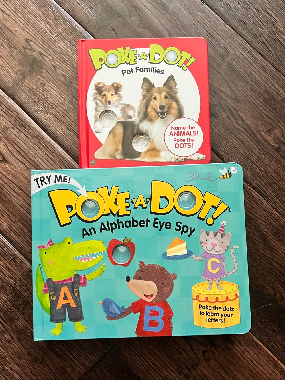 Alphabet Eye Spy Board Book - Blue & Red